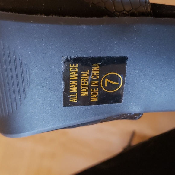 Speed Limit 98 Black Multi Media Platform Sandals 💥 - Picture 6 of 8